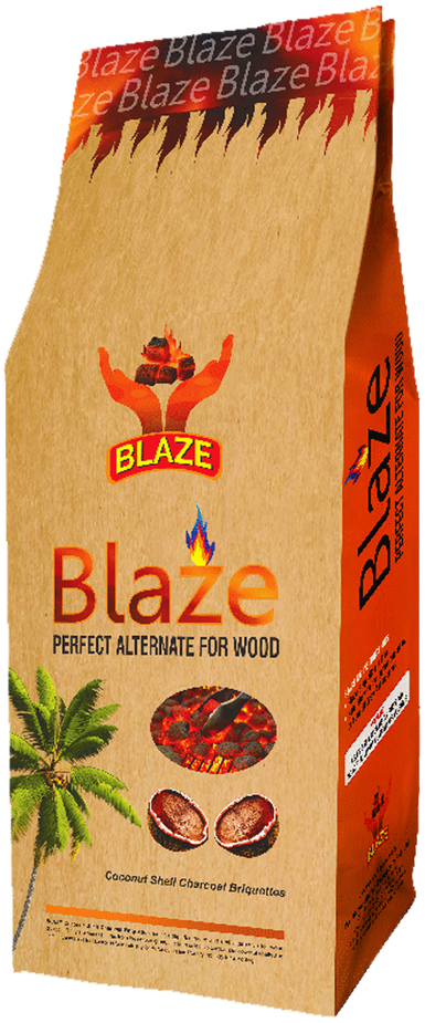 BLAZE <strong>100% Coconut Shell Charcoal Briquettes</strong>